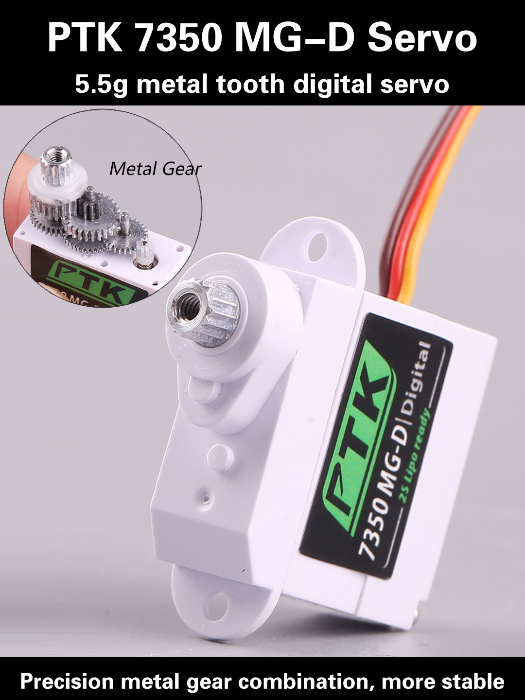 Rc Helicopter Servo - PTK 7350 MG-D 5.5g Digital Servo