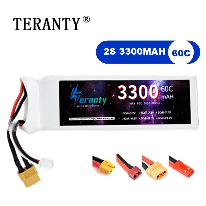 Rc Helicopter Remote Control - 2S 7.4V LiPo Battery 3300mAh 60C