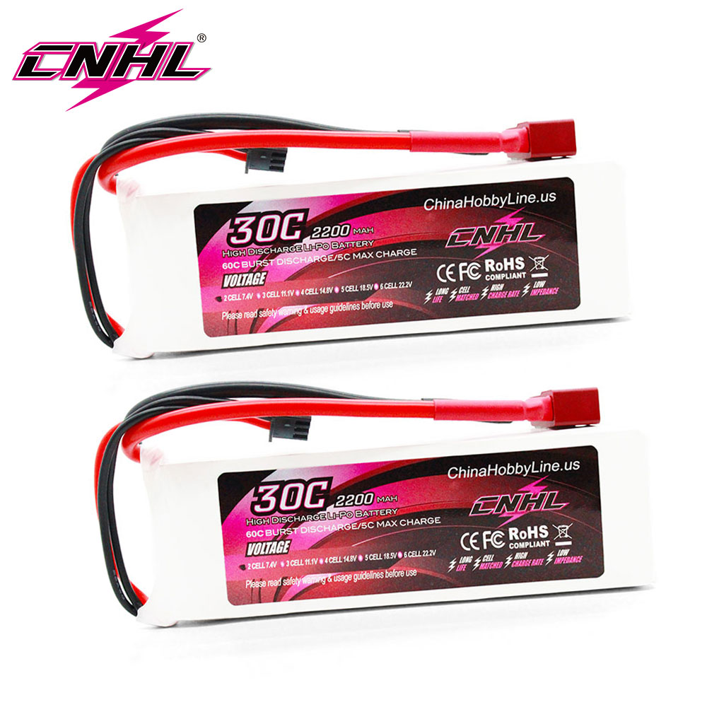Rc Helicopter Remote Control - 2pcs CNHL 2S 7.4V Lipo Battery