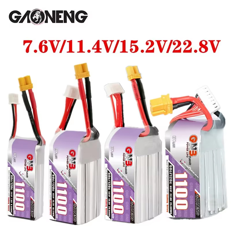 Rc Helicopter Battery - GNB 1100mAh 2S 3S 4S 6S