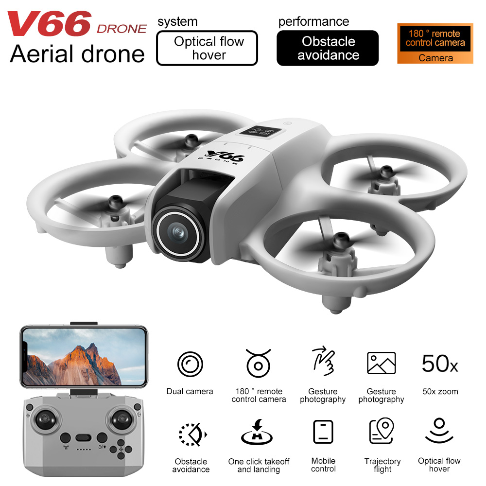 New V66 Mini Drone HD Camera 4 - Rc Helicopter Case incelemesi ve fiyatı