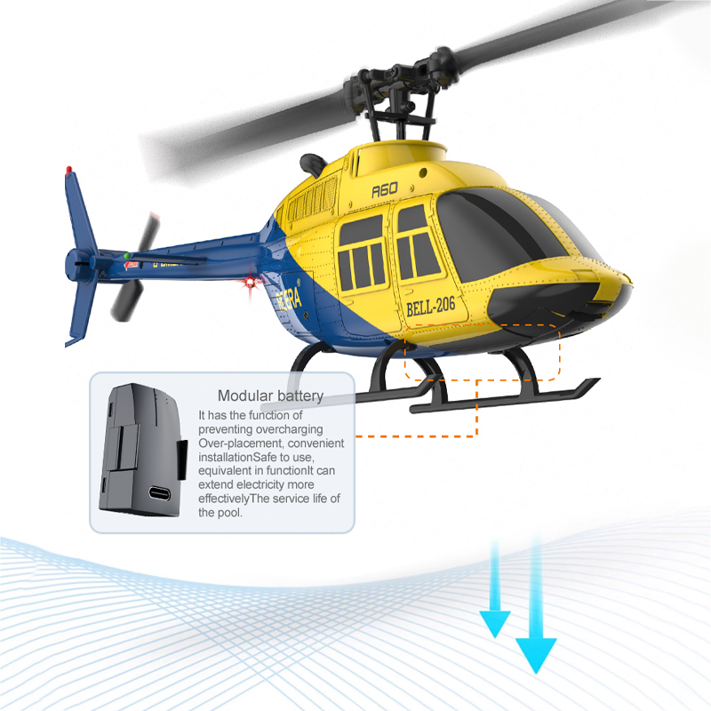 A60 RC Helicopter 2.4G 6-Aixs  - Rc Helicopter Gyro incelemesi ve fiyatı