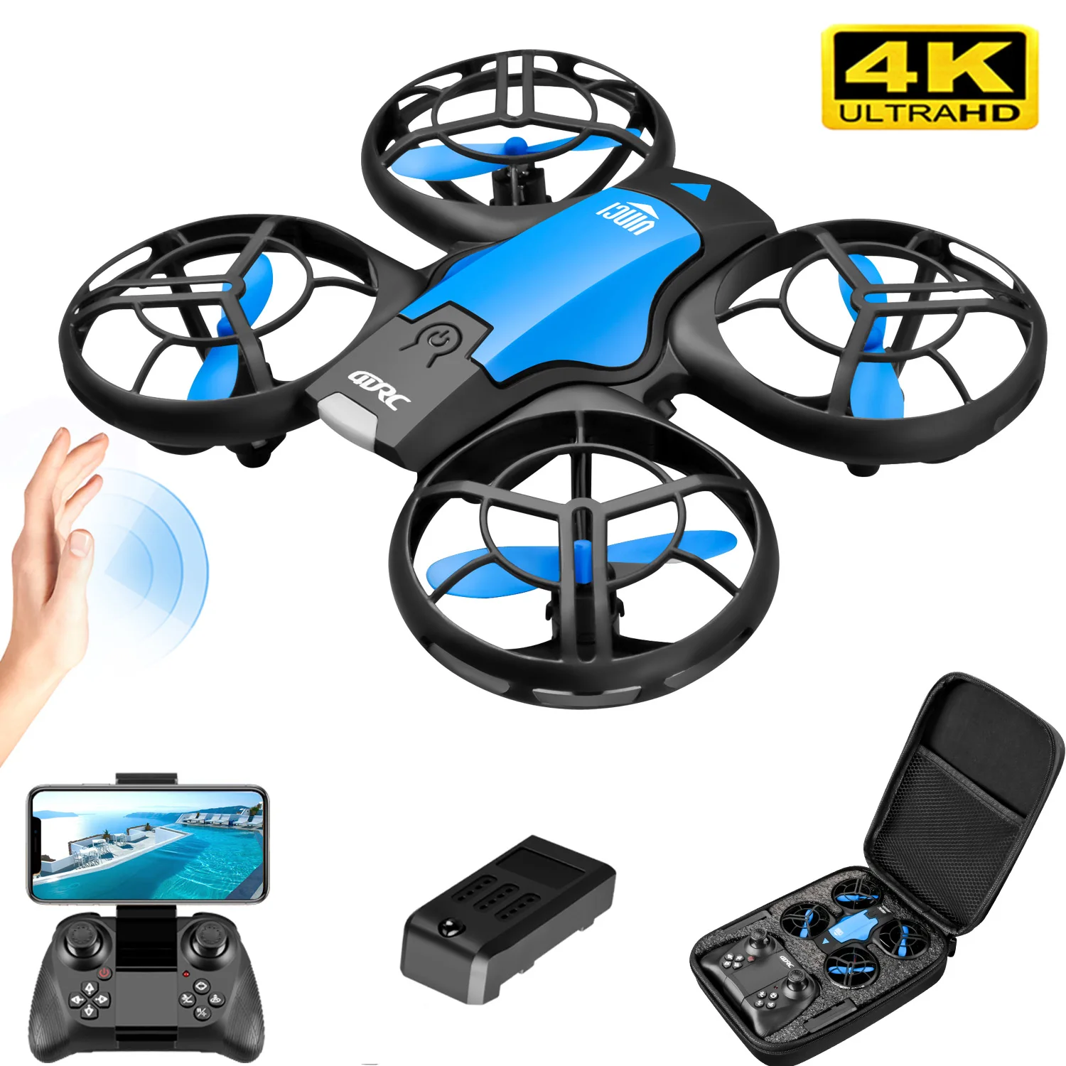 V8 New Mini Drone 4k professio - Rc Helicopter Electric incelemesi ve fiyatı