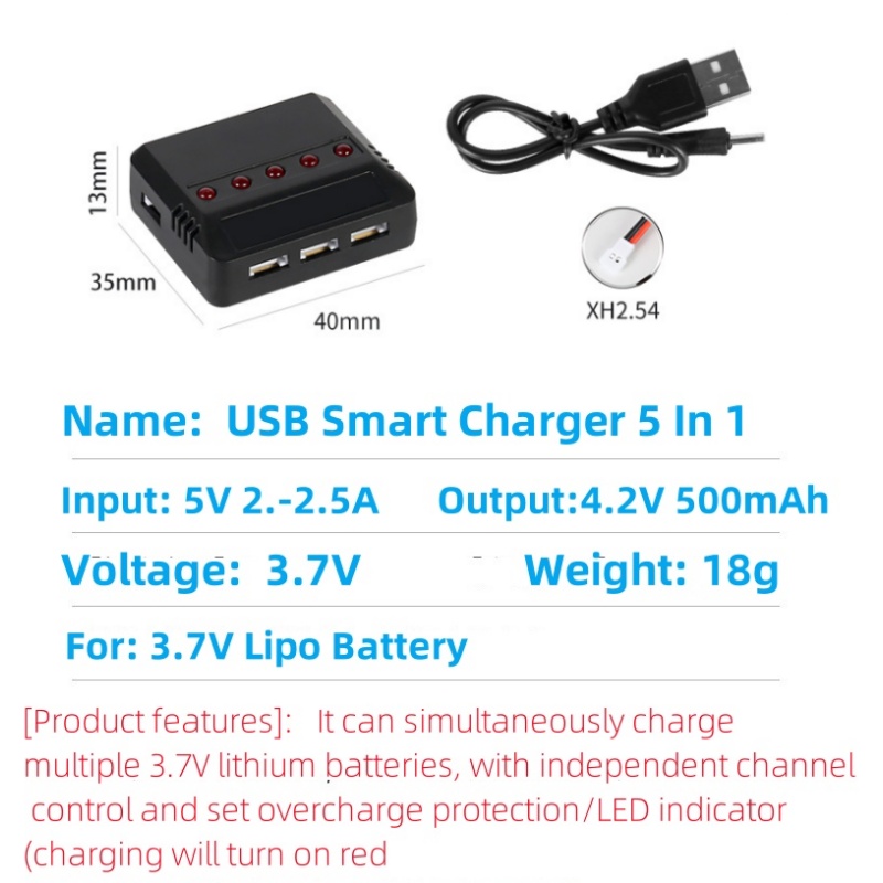 Syma X5HW X5HC X5C X5SW 3.7V 5 - Rc Helicopter Charger incelemesi ve fiyatı