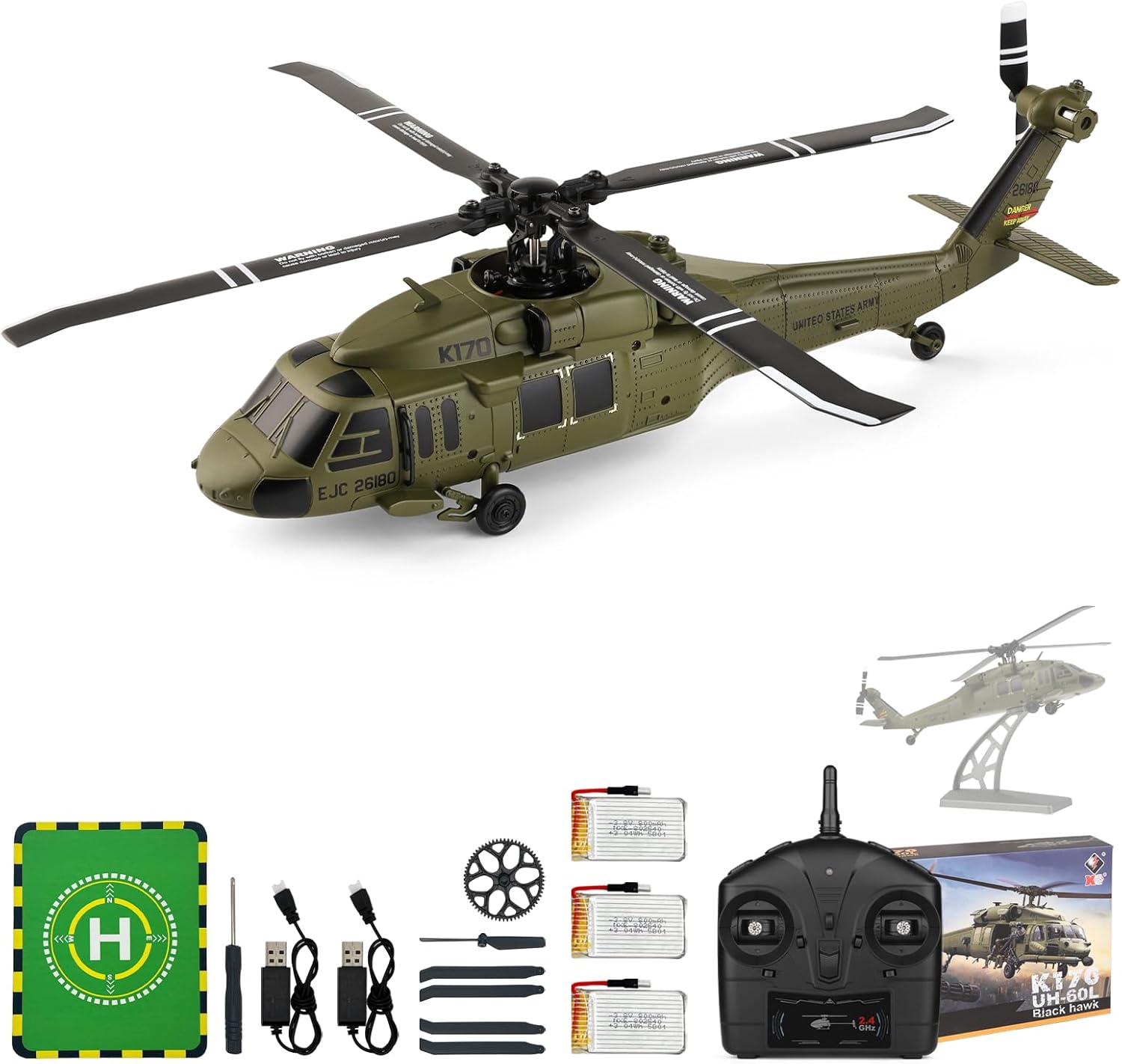 WLtoys K170 Brushless 4-CH RC  - Rc Helicopter Gyro incelemesi ve fiyatı