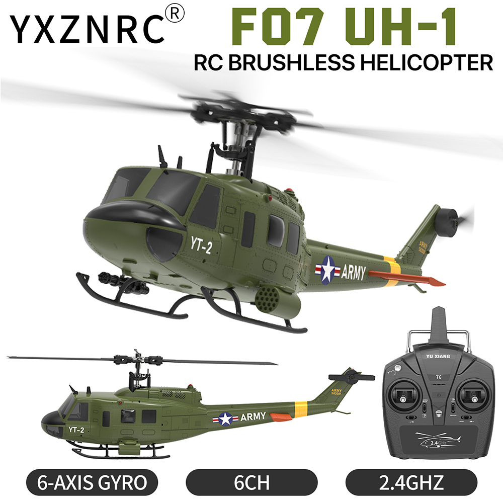 YUXIANG F07 UH-1 Aileronless H - Rc Helicopter Gyro incelemesi ve fiyatı