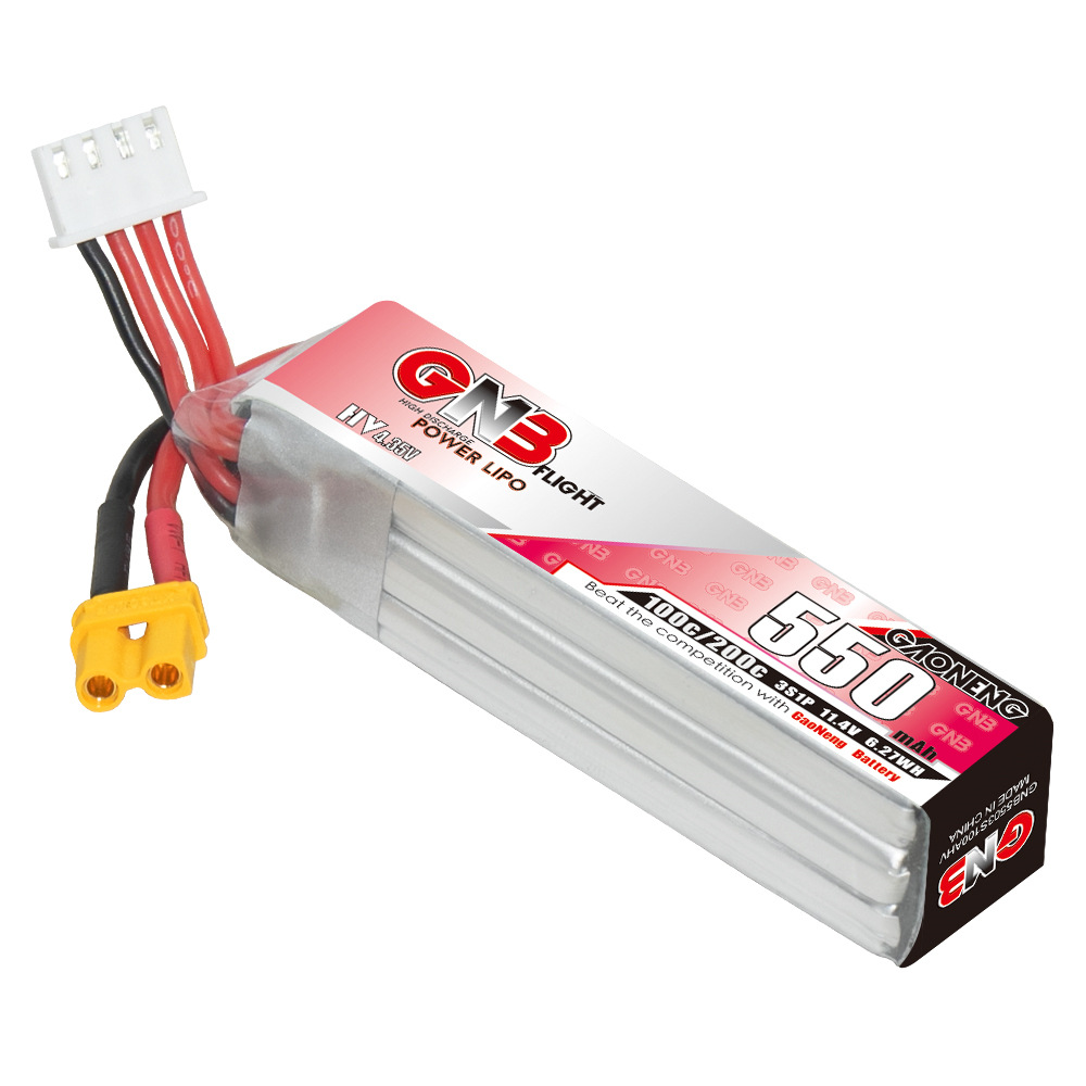 GNB HV 11.4V 550mAh 100C/200C  - Rc Helicopter Battery incelemesi ve fiyatı