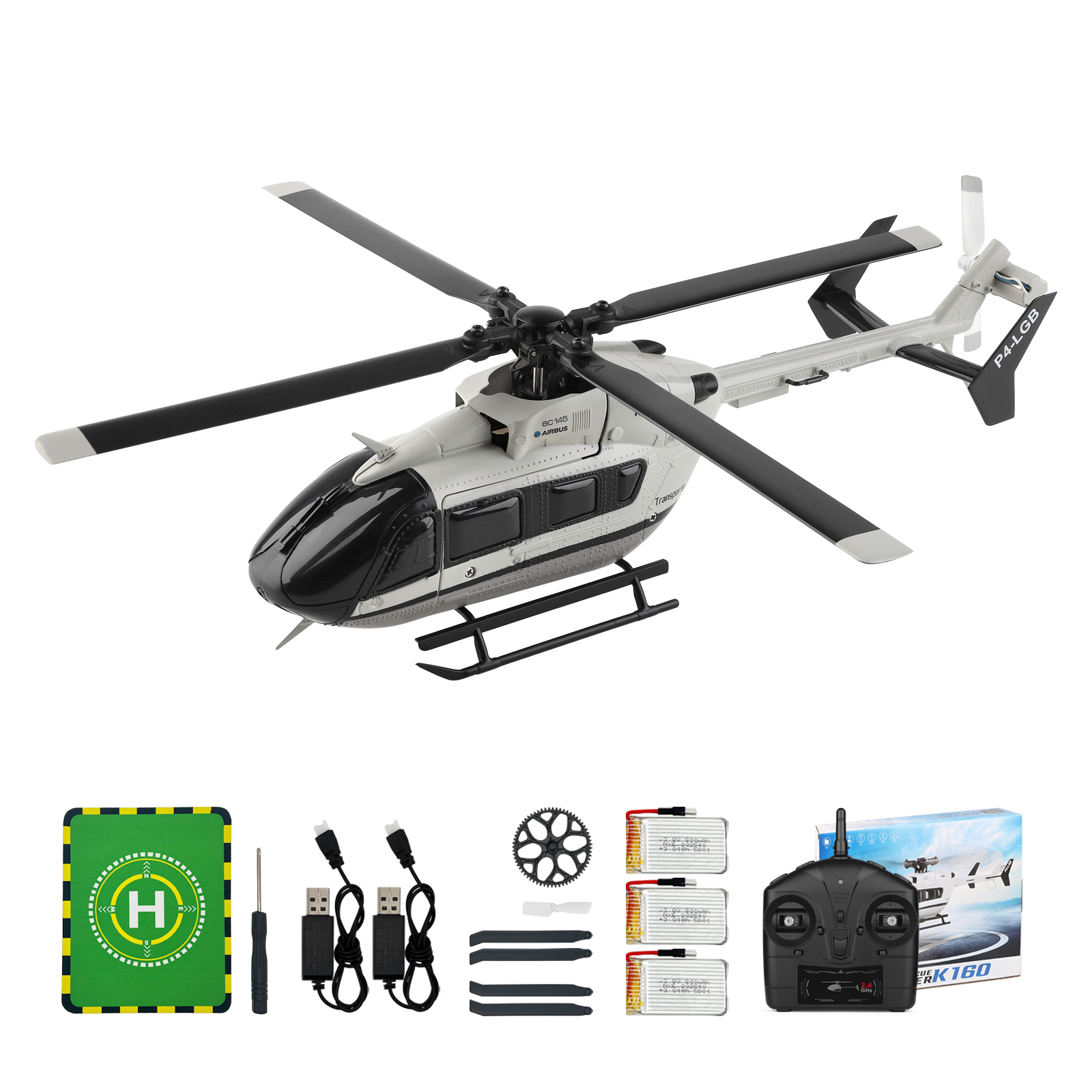 WLtoys XK K160 EC-145 (Airbus) - Rc Helicopter Electric incelemesi ve fiyatı