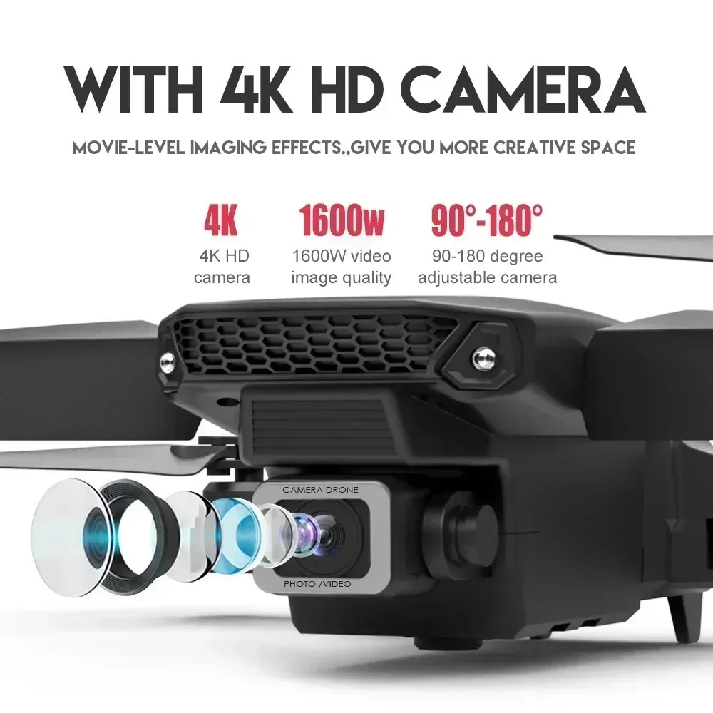 E88 Pro WIFI FPV Drone Wide An - Rc Helicopter Case incelemesi ve fiyatı
