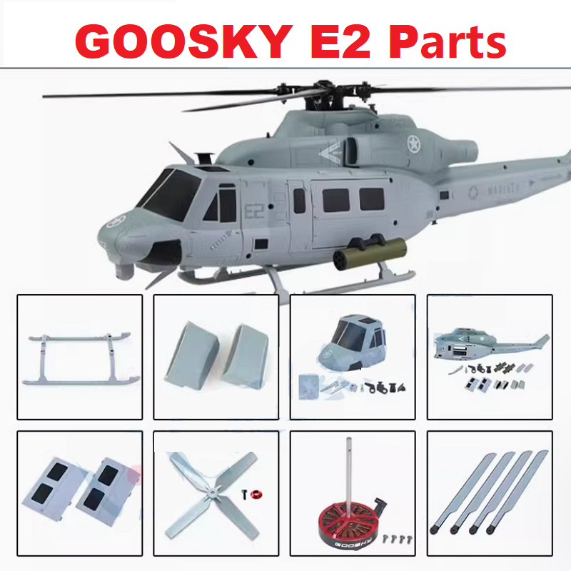Spare Parts For GOOSKY E2 UH-1 - Rc Helicopter Coaxial incelemesi ve fiyatı