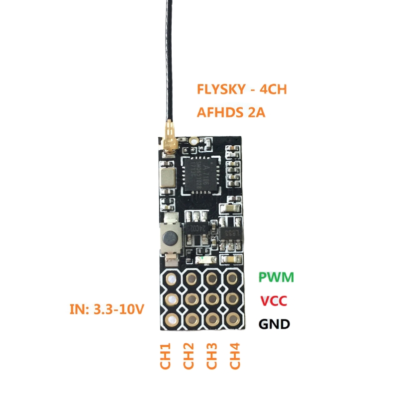 Flysky FS2A Mini Receiver 4CH  - Rc Helicopter Remote Control incelemesi ve fiyatı