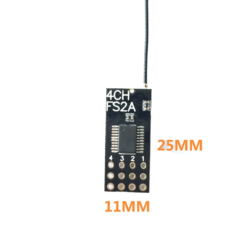 Flysky FS2A Mini Receiver 4CH  - Rc Helicopter Remote Control incelemesi ve fiyatı