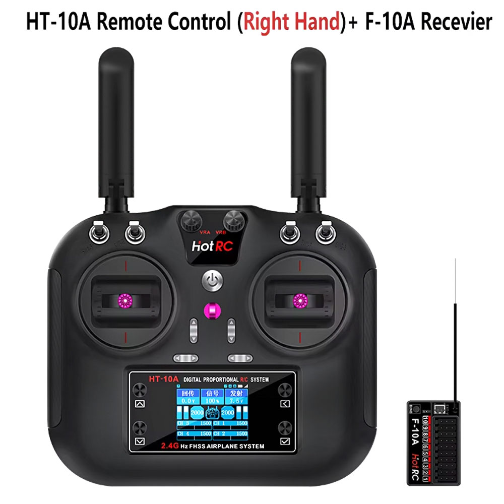 Hotrc HT-10A 2.4G 10CH Transmi - Rc Helicopter Remote Control incelemesi ve fiyatı