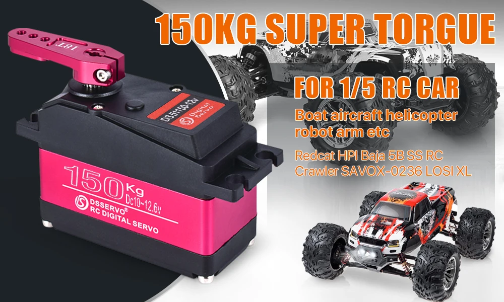 60/80/150/160KG DS5160 DS5180  - Rc Helicopter Servo incelemesi ve fiyatı