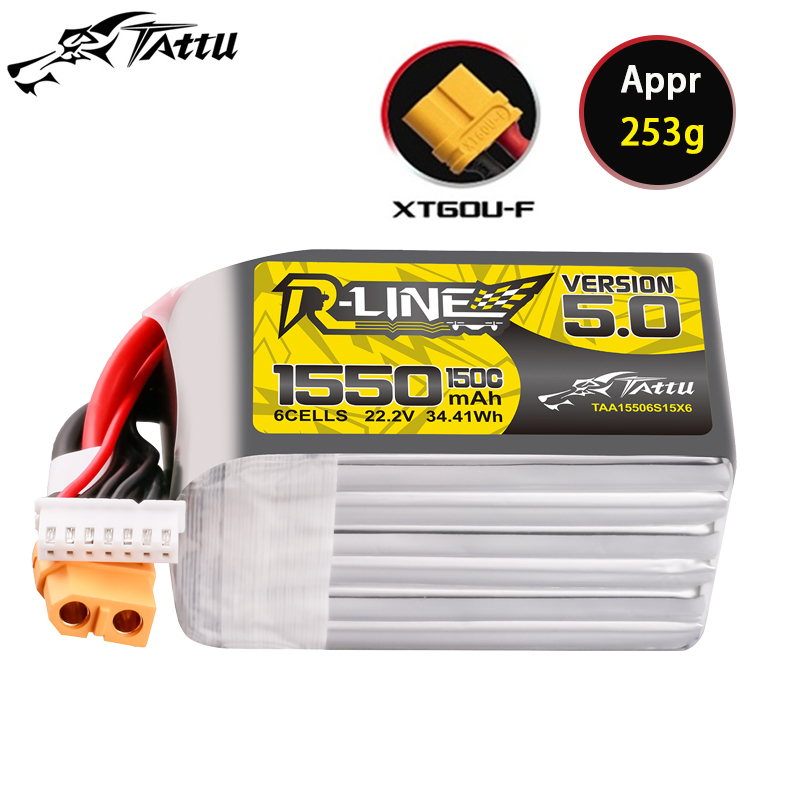 TATTU-R-LINE 5.0 22.2V 1550mAh - Rc Helicopter Parts incelemesi ve fiyatı