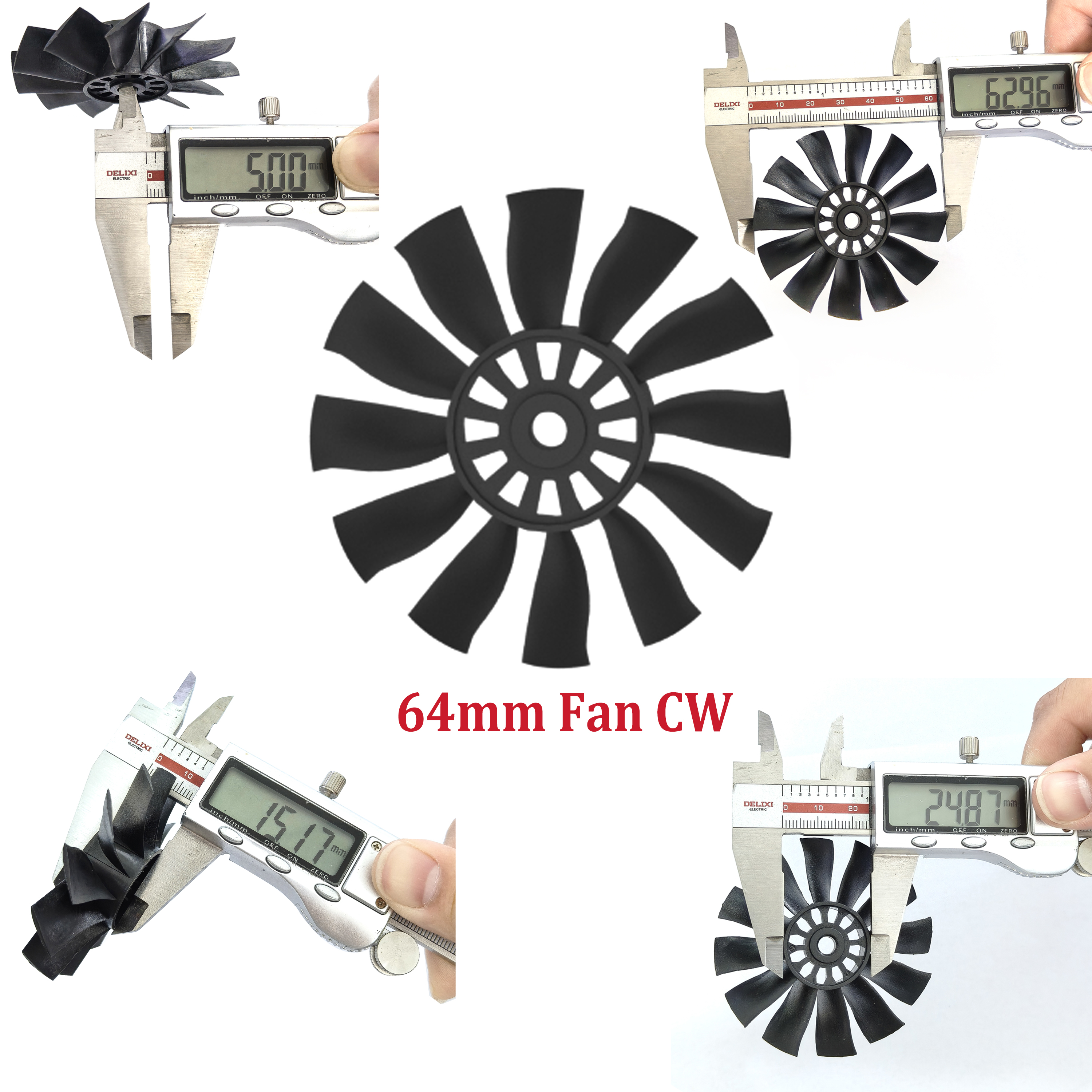 QX-MOTOR 12Blades CW CCW 70mm  - Rc Helicopter Blade incelemesi ve fiyatı