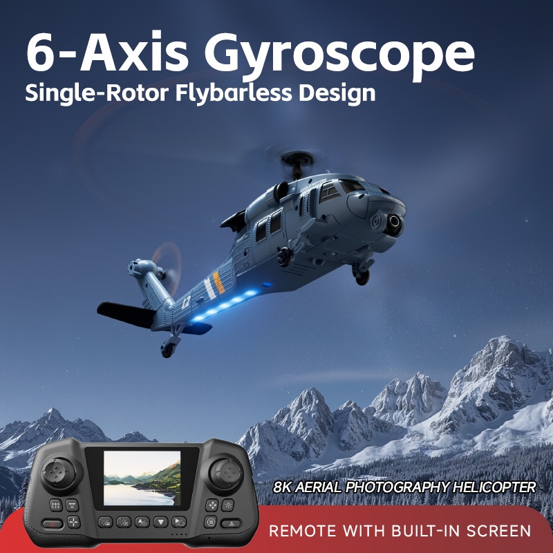 8K Flybarless Optical Flow Hov - Rc Helicopter Coaxial incelemesi ve fiyatı