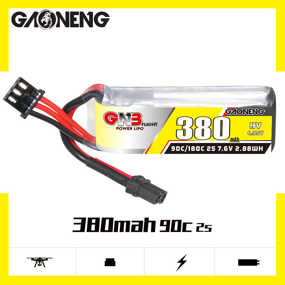 GNB 2S 7.6V 380mAh 90C/180C Li - Rc Helicopter Battery incelemesi ve fiyatı