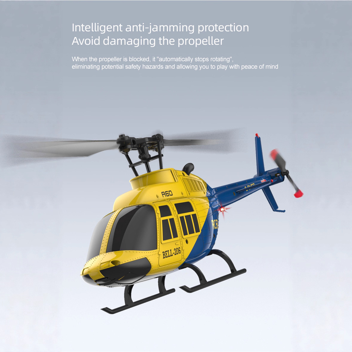 A60 1/42 Scale Bell 206 RC Hel - Rc Helicopter Single Rotor incelemesi ve fiyatı