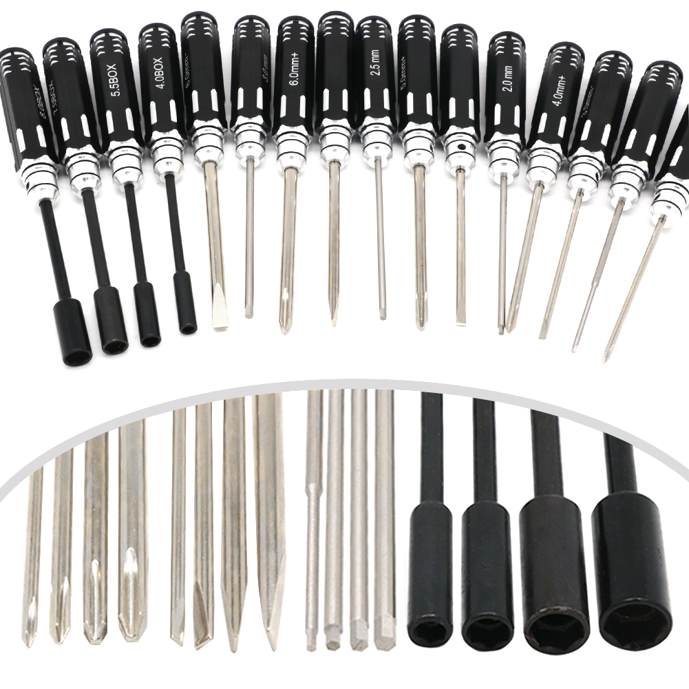 RC Hex Driver Set - 16pcs Hex  - Rc Helicopter Tool Kit incelemesi ve fiyatı