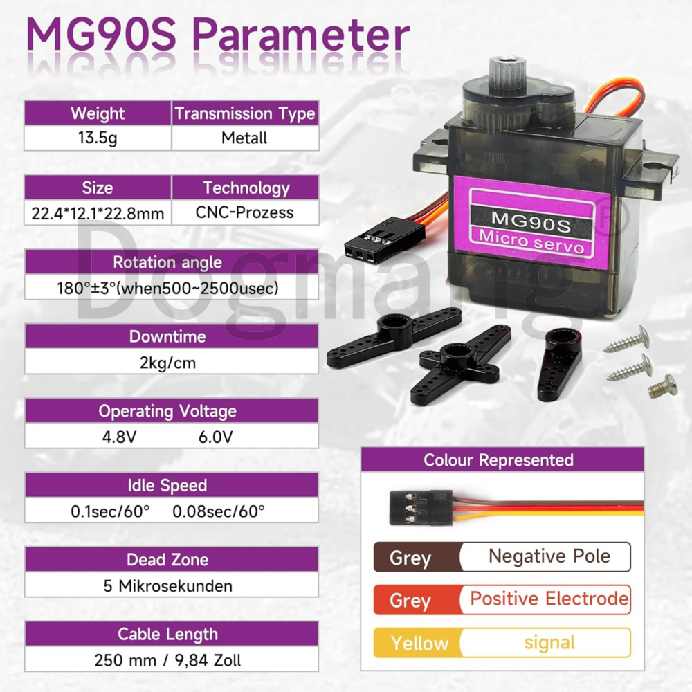MG90S Servo 1/2/4/10/20/50 Pcs - Rc Helicopter Mini incelemesi ve fiyatı