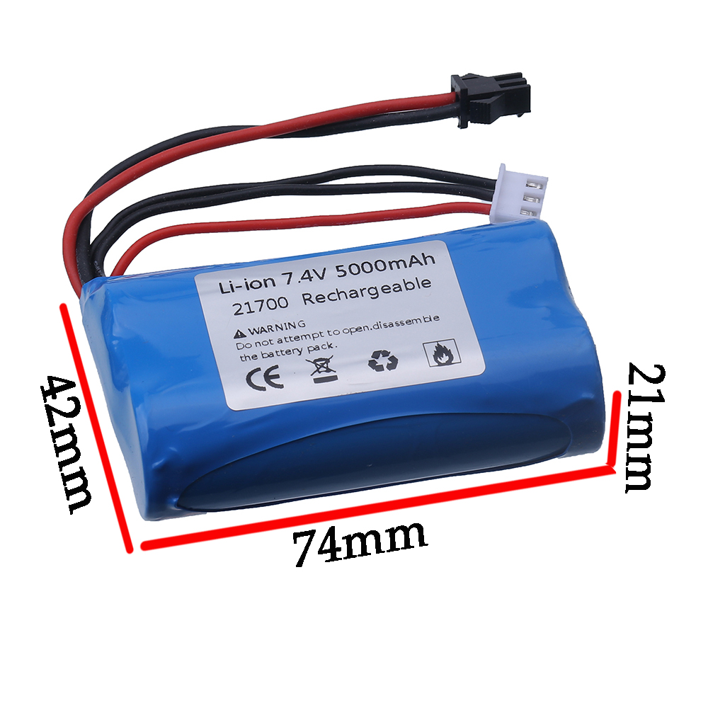 (SM Plug) 7.4V 5000mAH 21700 L - Rc Helicopter Parts incelemesi ve fiyatı