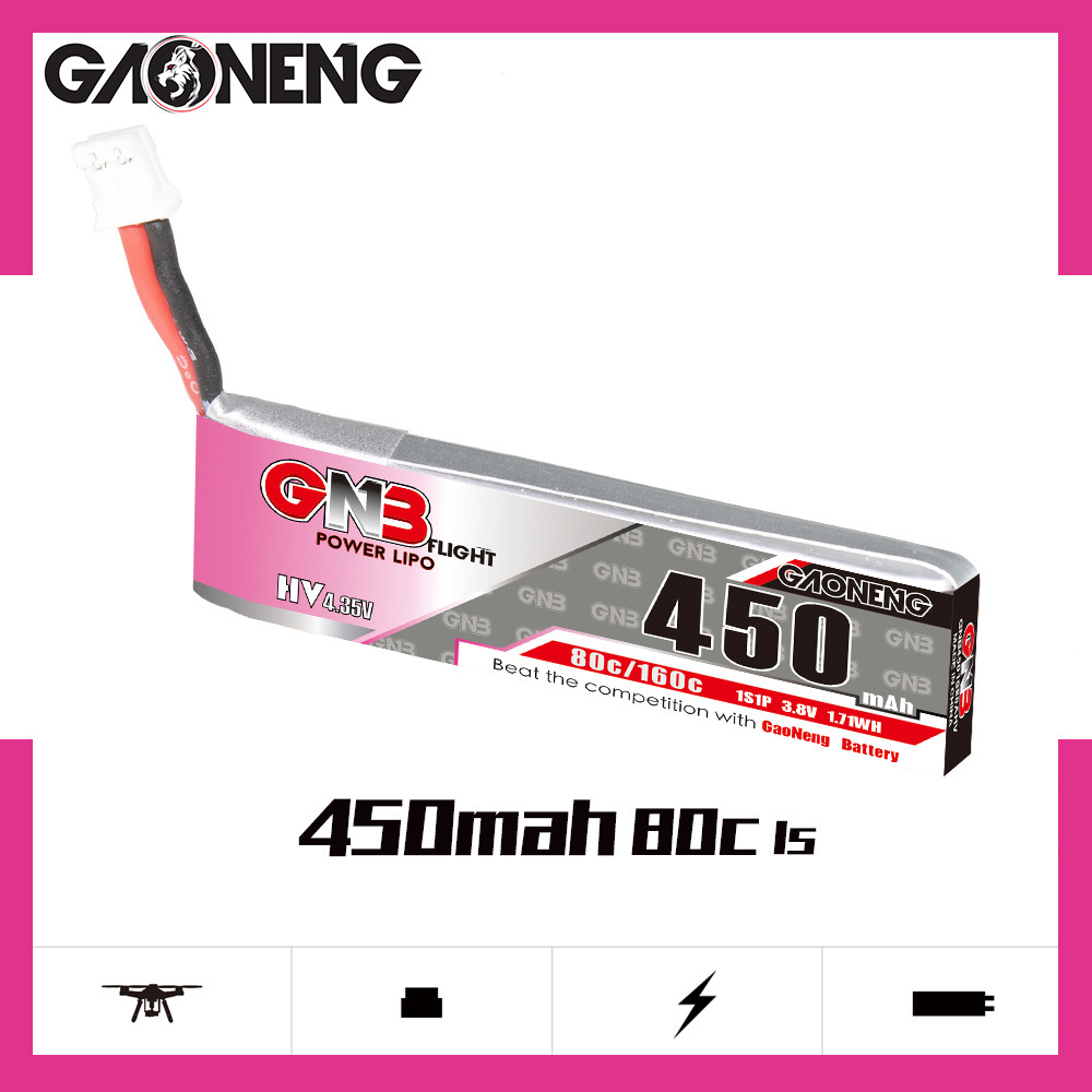 GNB HV 1S 3.8V 450mAh 80C/160C - Rc Helicopter Parts incelemesi ve fiyatı