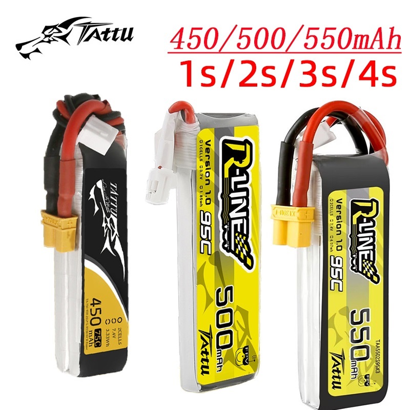 3Pcs NEW TATTU 450/500/550mAh  - Rc Helicopter Parts incelemesi ve fiyatı