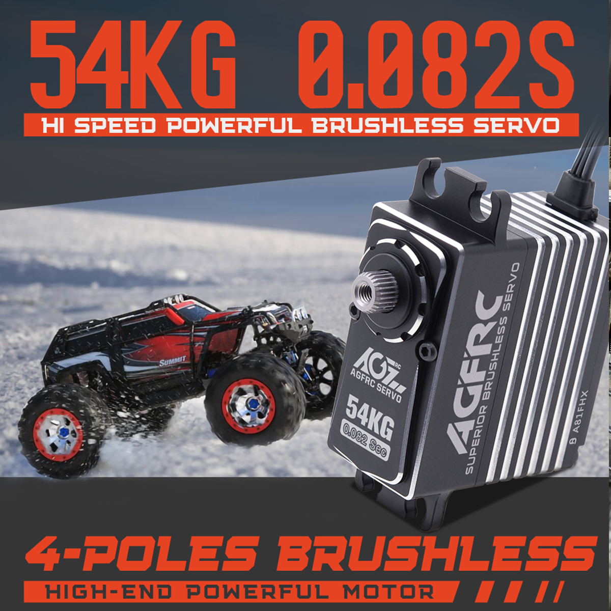 AGFRC A81FHX 54KG HV 4-Pole Br - Rc Helicopter Large incelemesi ve fiyatı