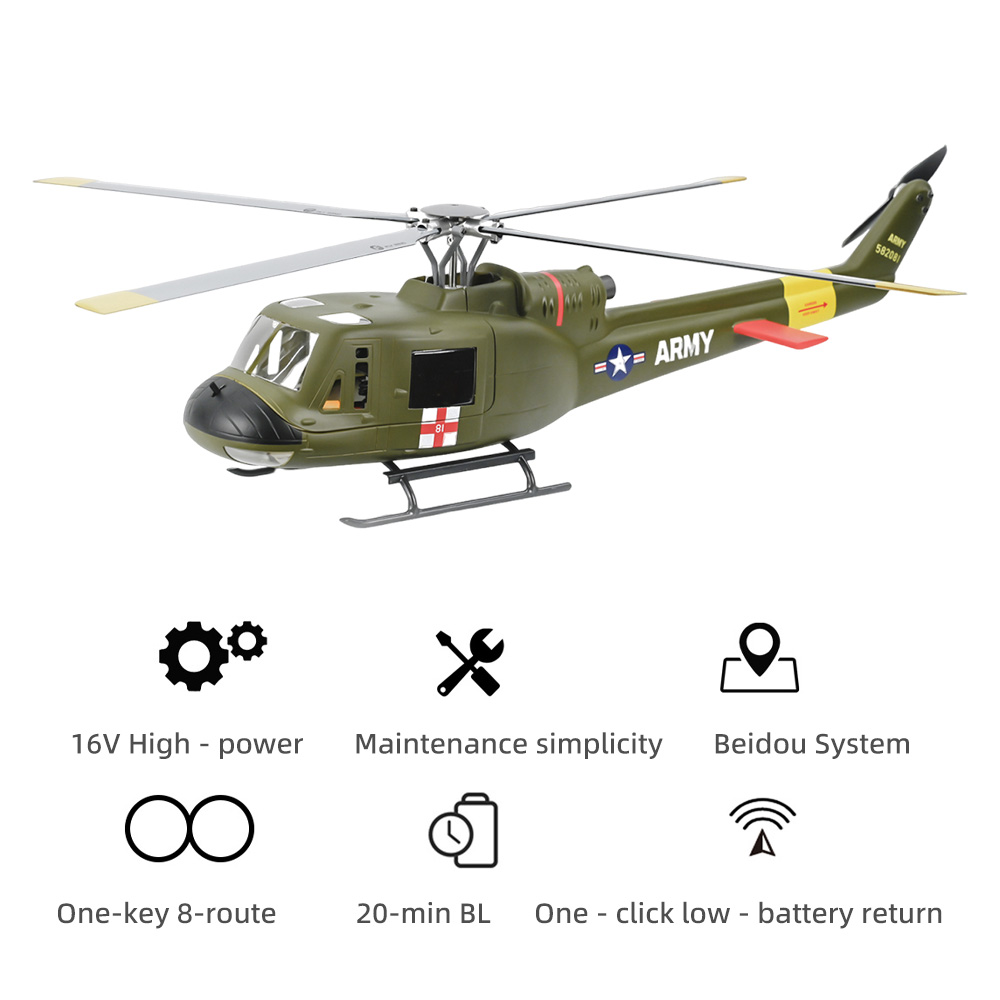 FLYWING UH1 V4 Huey 470 Size R - Rc Helicopter Blade incelemesi ve fiyatı
