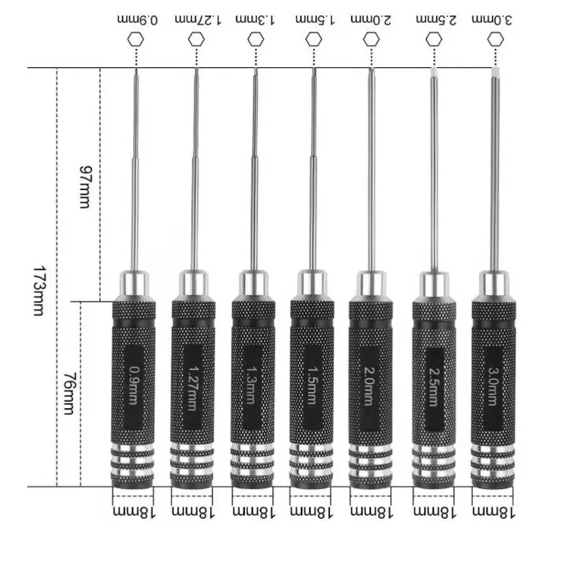 Hex Driver 7/4PCS Hex Allen Sc - Rc Helicopter Tool Kit incelemesi ve fiyatı