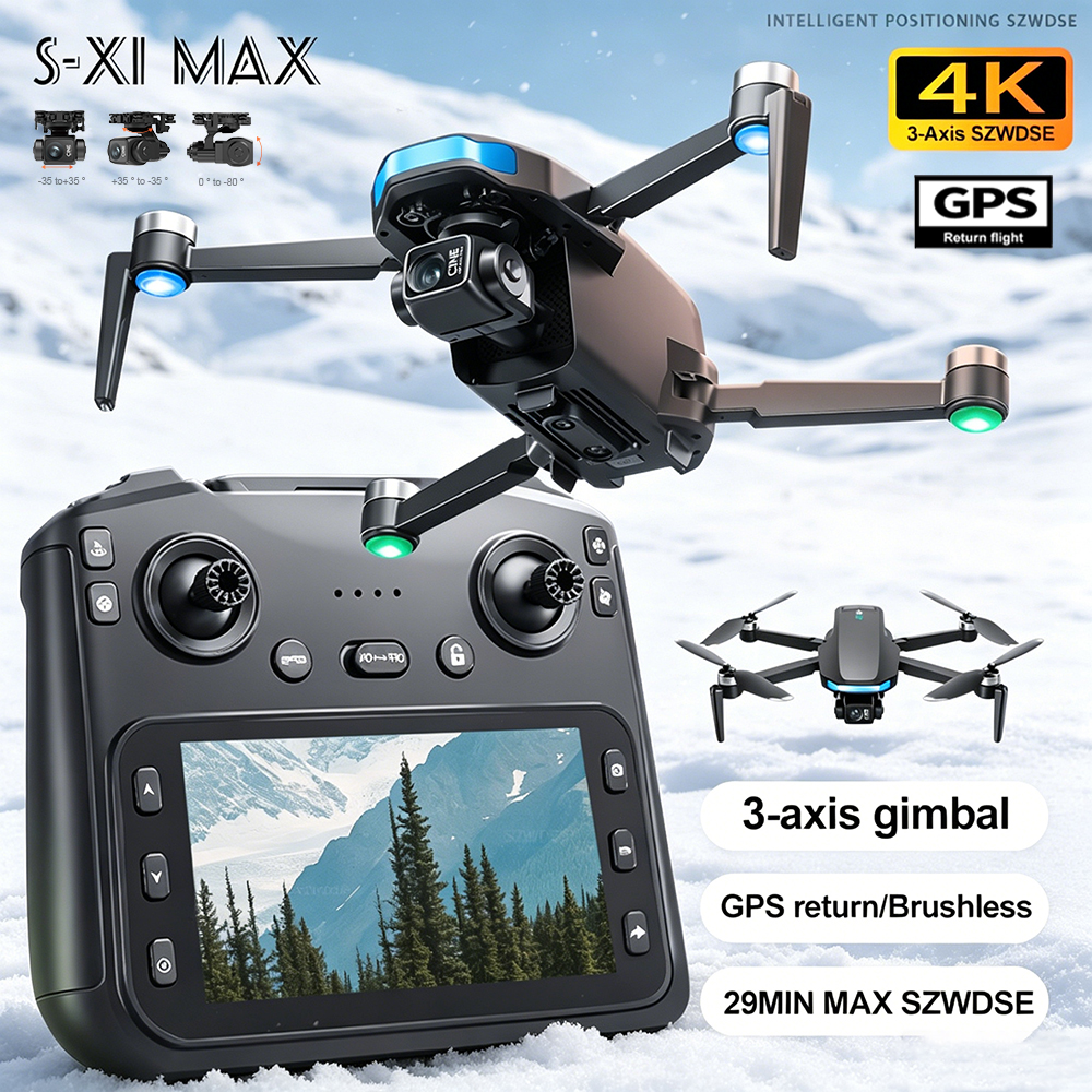 New S-X1 MAX Drone GPS 8K Prof - Rc Helicopter Electric incelemesi ve fiyatı