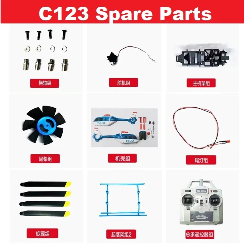 Spare Parts List For RC ERA C1 - Rc Helicopter Blade incelemesi ve fiyatı