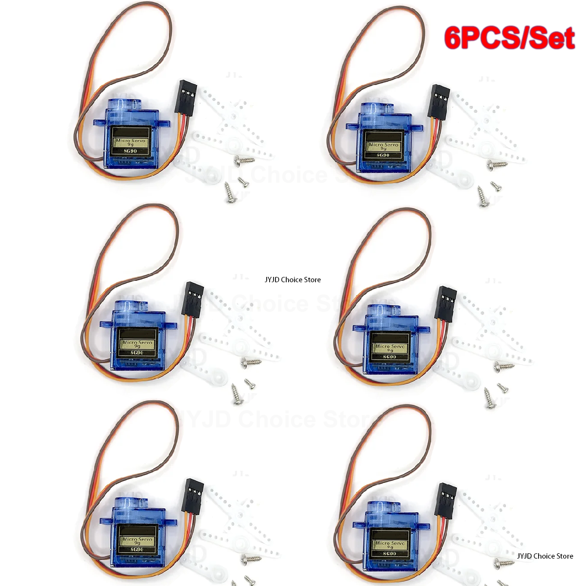 6pcs Sg90 9g Micro Servo Motor - Rc Helicopter Servo incelemesi ve fiyatı
