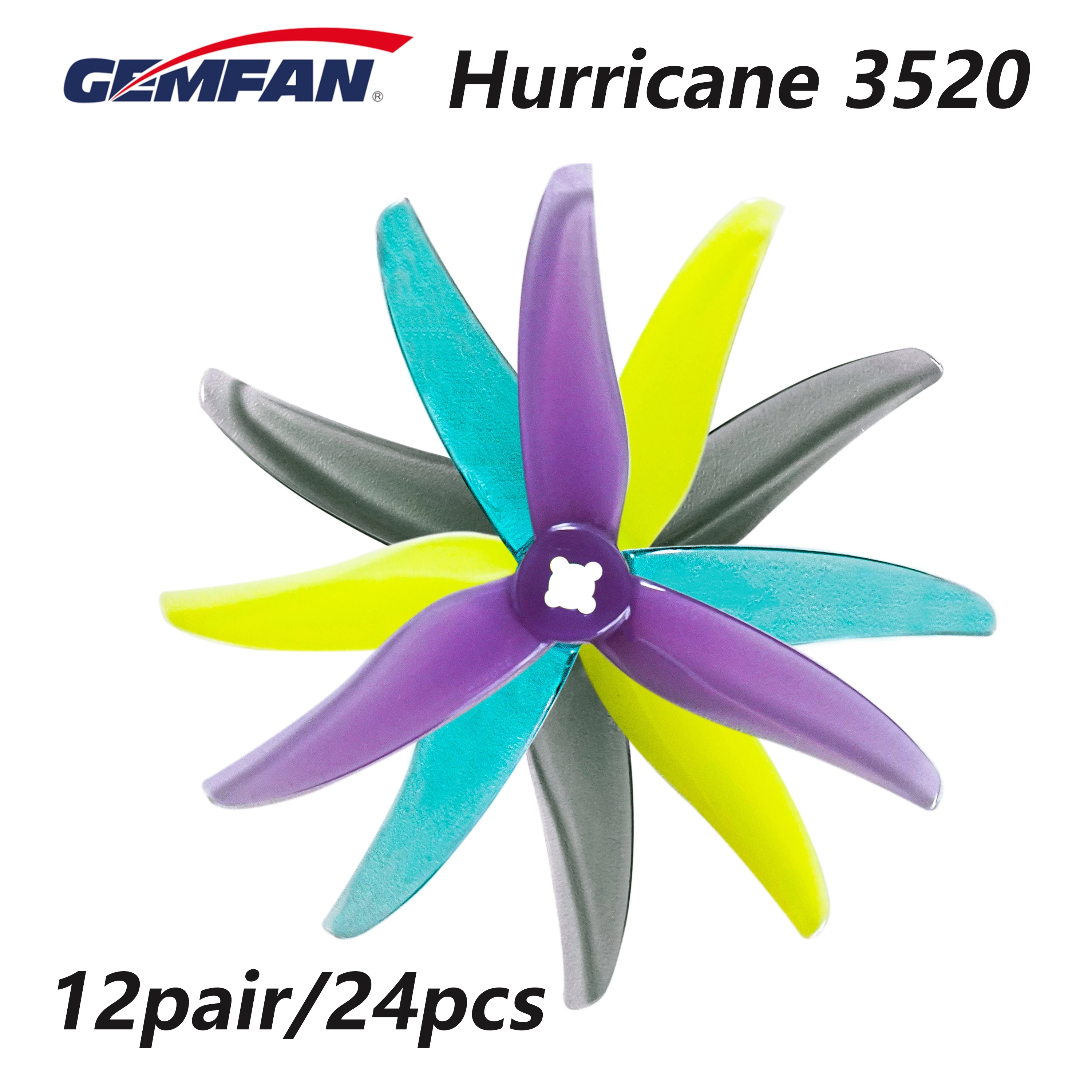24pcs/12pairs Gemfan Hurricane - Rc Helicopter Blade incelemesi ve fiyatı